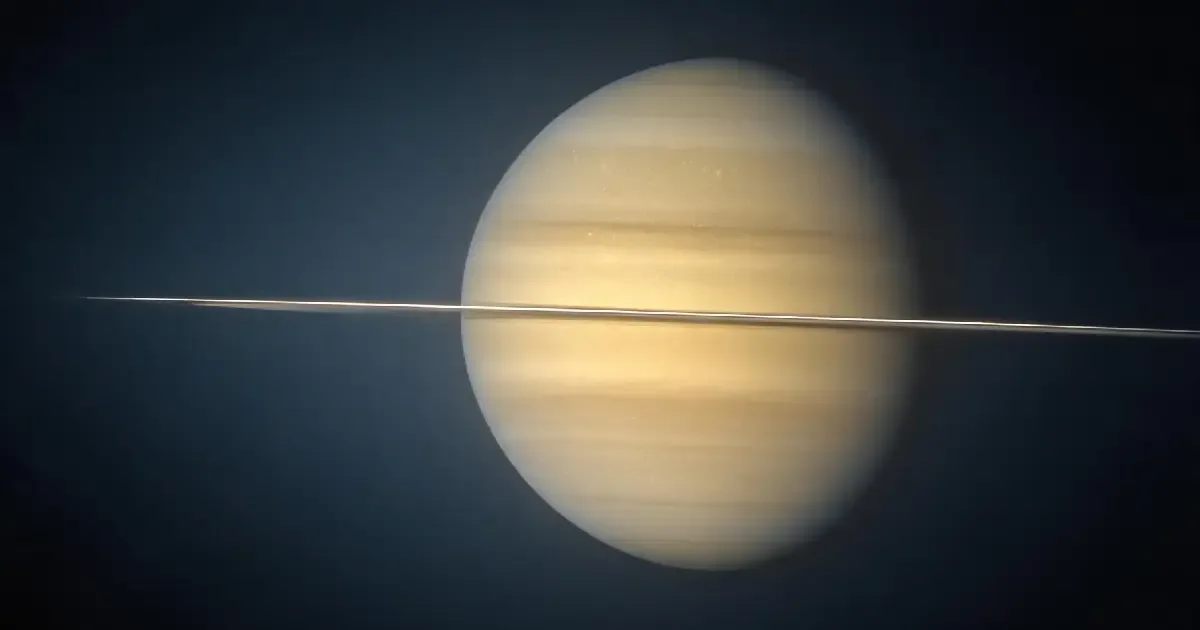 Saturn's Rings: Far Thinner Than Paper, at Scale